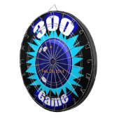 Cible De Fléchettes Jeu de quilles 300, avec date, (Devant droit)