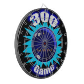 Cible De Fléchettes Jeu de quilles 300, avec date, (Devant gauche)