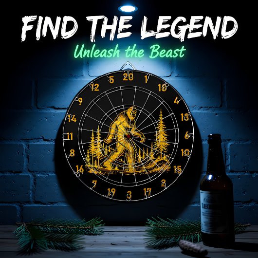 Cible De Fléchettes Jeu favori de Bigfoot : Dart et Seek