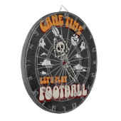 Cible De Fléchettes Jeu Heure Jouons au football Halloween Drôle (Devant gauche)