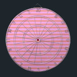 Cible De Fléchettes Jeu Tableau de bord rose<br><div class="desc">Style pop-corn design moderne,  chic et sophistiqué ! Popcorn Anime - dessins pour sourire et rire. Pour plus d'amusement,  visitez : www.popcornanime.com</div>