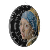 Cible De Fléchettes Johannes Vermeer - Fille avec une oreille perle (Devant gauche)
