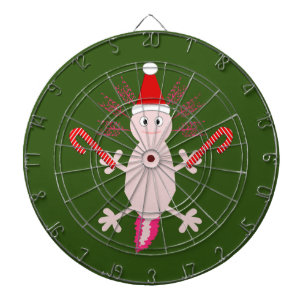 Cible De Fléchettes Joli Axolotl de Noël