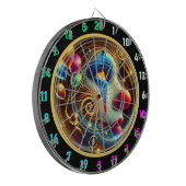 Cible De Fléchettes Jolly Clown avec nez rouge et ballons (Devant gauche)