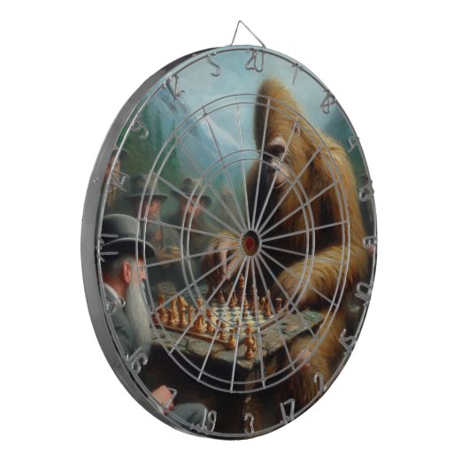 Cible De Fléchettes Jouer aux échecs (Devant gauche)