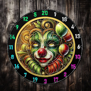 Cible De Fléchettes Jouer Clown avec Ballons Dartboard pour Game Nig