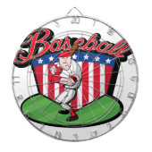 Cible De Fléchettes Joueur de baseball (Devant)