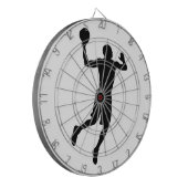 Cible De Fléchettes Joueur de basket-ball Pop Art Silhouette (Devant gauche)