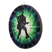 Cible De Fléchettes Joueur de guitare cool (Devant droit)