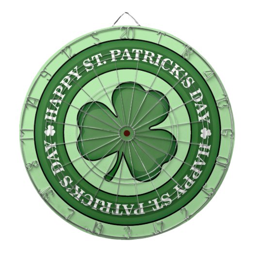 Cible De Fléchettes Joyeuse Saint-Patricks Day (Devant)