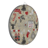 Cible De Fléchettes Joyeuses fêtes (Devant gauche)