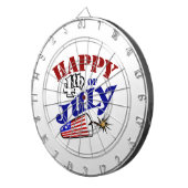 Cible De Fléchettes Joyeux 4 juillet (Devant droit)