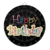 Cible De Fléchettes Joyeux anniversaire (Devant)