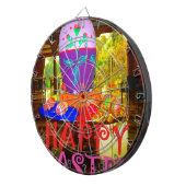 Cible De Fléchettes Joyeux Centre d'Oeufs de Pâques pour le printemps (Devant droit)