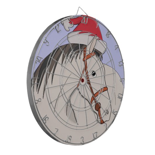 Cible De Fléchettes Joyeux Cheval de Noël (Devant gauche)