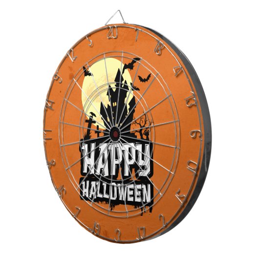 Cible De Fléchettes Joyeux Halloween (Devant droit)