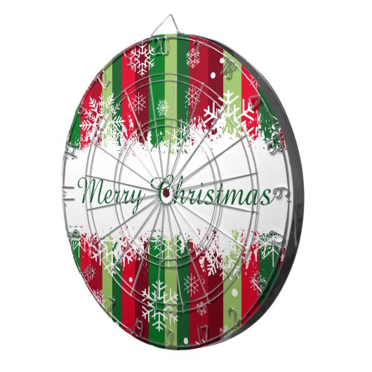 Cible De Fléchettes Joyeux Noël (Devant droit)