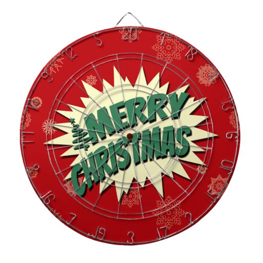 Cible De Fléchettes Joyeux Noël (Devant)