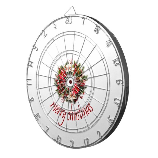 Cible De Fléchettes joyeux noël (Devant droit)