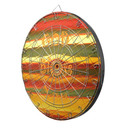 Cible De Fléchettes Joyeux Noël Dieu Béni Vous Couleurs Design (Devant droit)