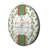 Cible De Fléchettes Joyeux Noël et Bonne Année (Devant droit)