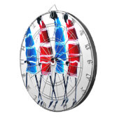 Cible De Fléchettes Joyeux peuple Massaï Guerriers Marcher Art Imprime (Devant droit)