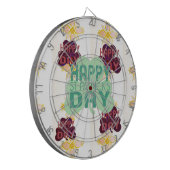 Cible De Fléchettes Joyeux Saint Patrick's Day Lovely Art Print (Devant gauche)