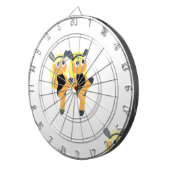 Cible De Fléchettes jumeaux émoji (Devant droit)