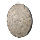 Cible De Fléchettes Jute Textile (Devant droit)