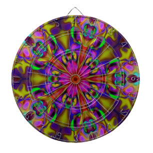 Cible De Fléchettes Kaleidoscope Apophyse Fractage Art - II
