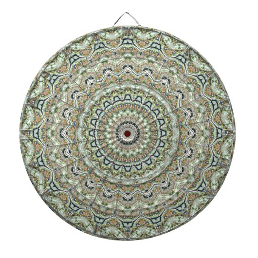Cible De Fléchettes Kaleidoscope Vert (Devant)