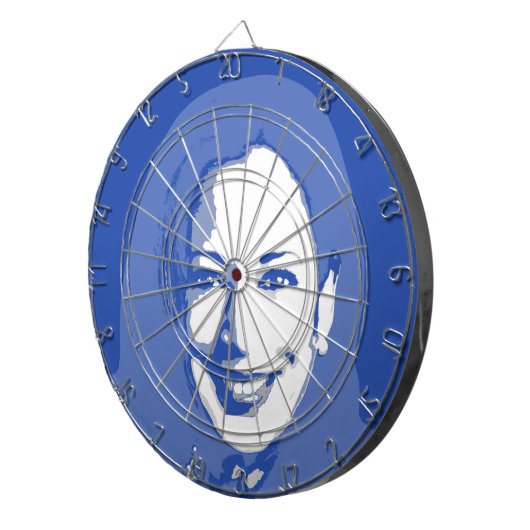 CIBLE DE FLÉCHETTES KAMALA HARRIS (Devant droit)