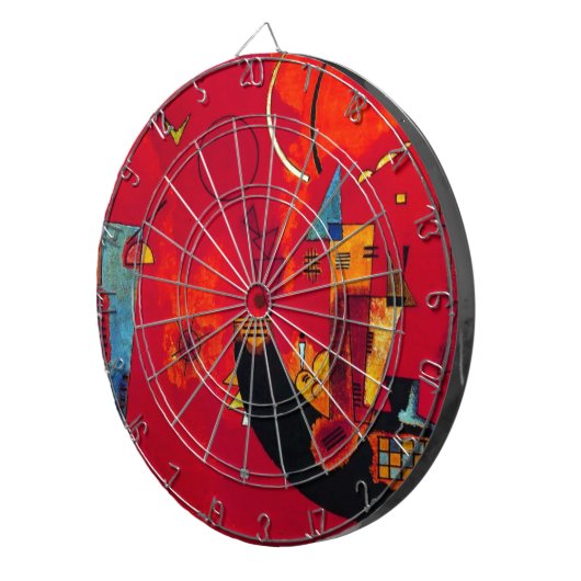 Cible De Fléchettes Kandinsky Mit und Gegen (Devant droit)