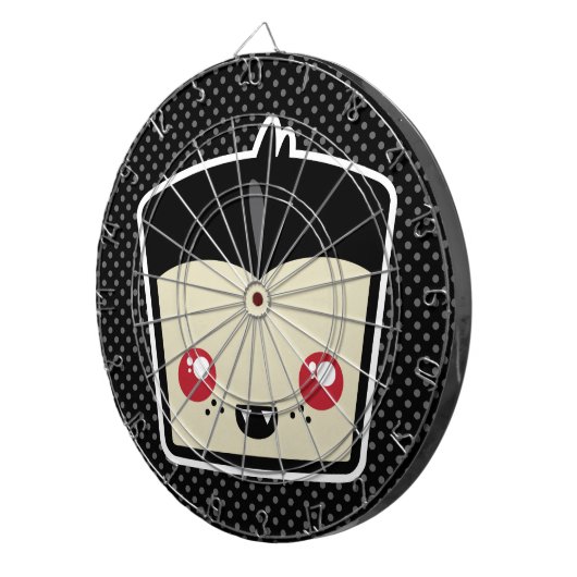 Cible de flechettes Kawaii Dracula (Devant droit)