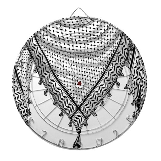Cible De Fléchettes Keffiyeh Écharpe palestinienne tissu traditionnel (Devant)