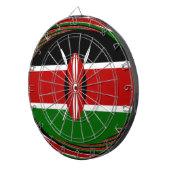 Cible De Fléchettes Kenya Drapeau Art - Patriotique & Design Moderne (Devant droit)