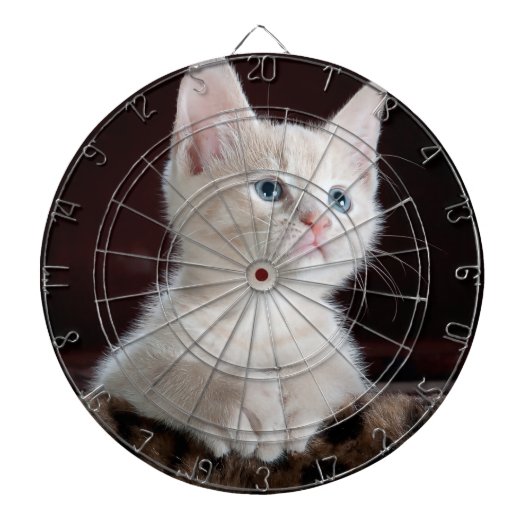 Cible De Fléchettes Kitten blanc vulnérable (Devant)