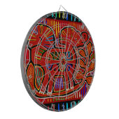 Cible De Fléchettes Kuna Indian Baby Elephant - Mola Folk Art (Devant gauche)