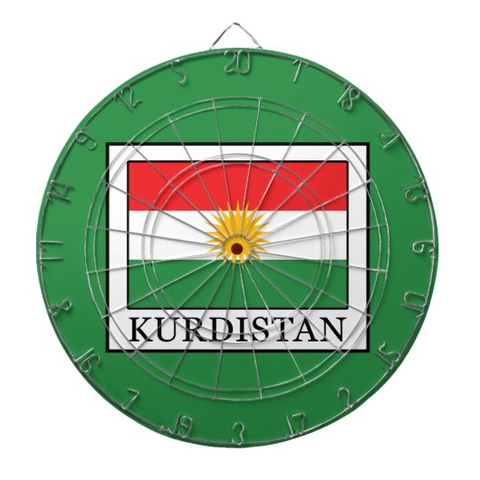 Cible De Fléchettes Kurdistan (Devant)