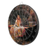 Cible De Fléchettes La Dame de Shalott (Beauté médiévale) (Devant droit)