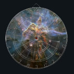 Cible De Fléchettes La montagne mystique en Carina Nebula Espace Hubbl<br><div class="desc">Au coeur de la Nebula Carina, une crèche stellaire tempétueuse à 7500 années-lumière, se trouve un champ de bataille cosmique connu sous le nom de Montagne Mystique. Cette colonne colossale de gaz et de poussière, qui s'étire trois années-lumière, semble enfermée dans une lutte éternelle. D'un côté, les vents incessants et...</div>