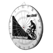 Cible De Fléchettes La Montée Est Mon Heureuse Heure (Devant droit)