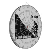 Cible De Fléchettes La Montée Est Mon Heureuse Heure (Devant gauche)