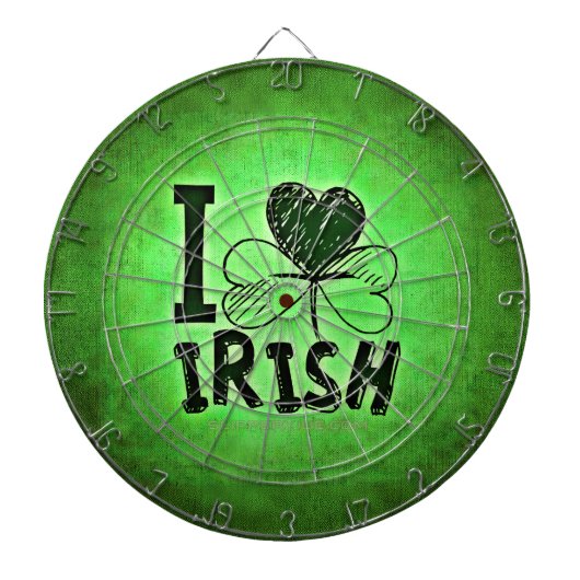 Cible De Fléchettes La Saint-Patrick de SlipperyJoe férié irlandais pr (Devant)