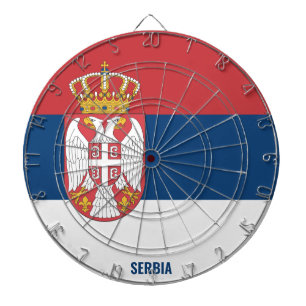 Cible De Fléchettes "La Serbie frappe !" Patriotique