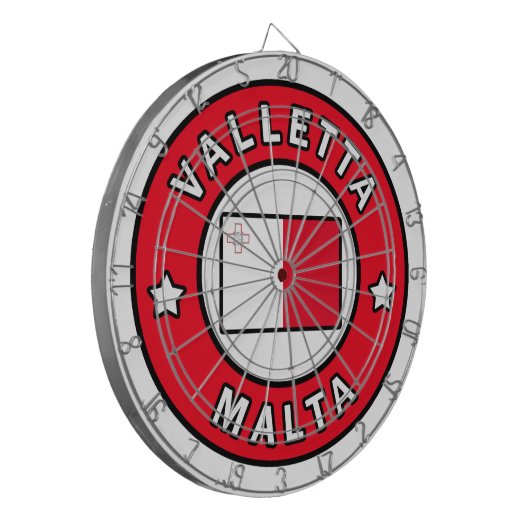 Cible De Fléchettes La Valette Malte (Devant gauche)