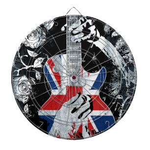 Cible De Fléchettes La vie BRITANNIQUE de guitare de musique