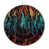 Cible De Fléchettes L'abstrait incendie (Devant)