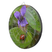 Cible De Fléchettes Ladybug sur les fleurs de violet doux (Devant droit)