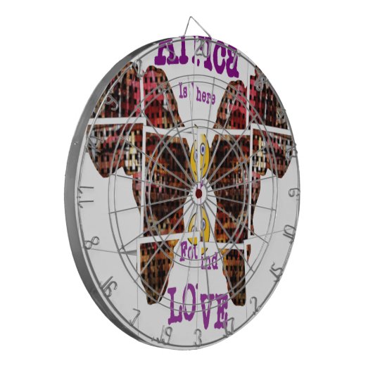 Cible De Fléchettes L'Afrique c'est là que j'ai trouvé l'amour (Devant gauche)